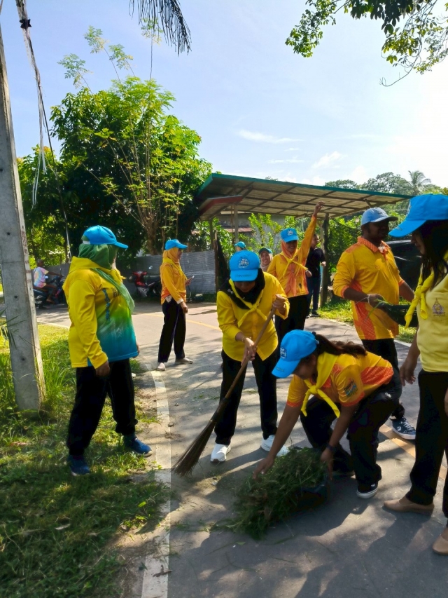 โครงการจัดระเบียบท้องถิ่น 1 อทป. 1 ถนนสวย ปลอดภัย