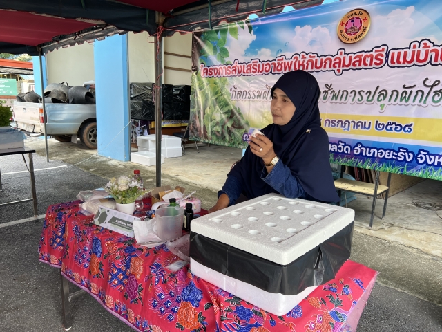 โครงการส่งเสริมอาชีพให้กับกลุ่มสตรี แม่บ้าน และประชาชนทั่วไป ประจำปีงบประมาณ พ.ศ. 2568