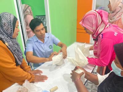 โครงการฝึกอบรมส่งเสริมการจัดทำลูกประคบ สมุนไพร ประจำปีงบประมาณ 2567